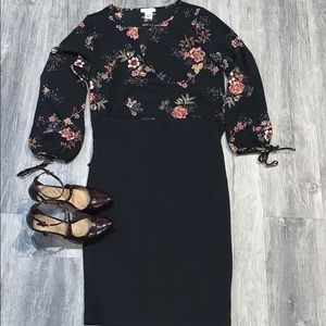 Philosophy black pencil skirt